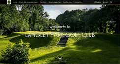 Desktop Screenshot of langleyparkgolf.co.uk
